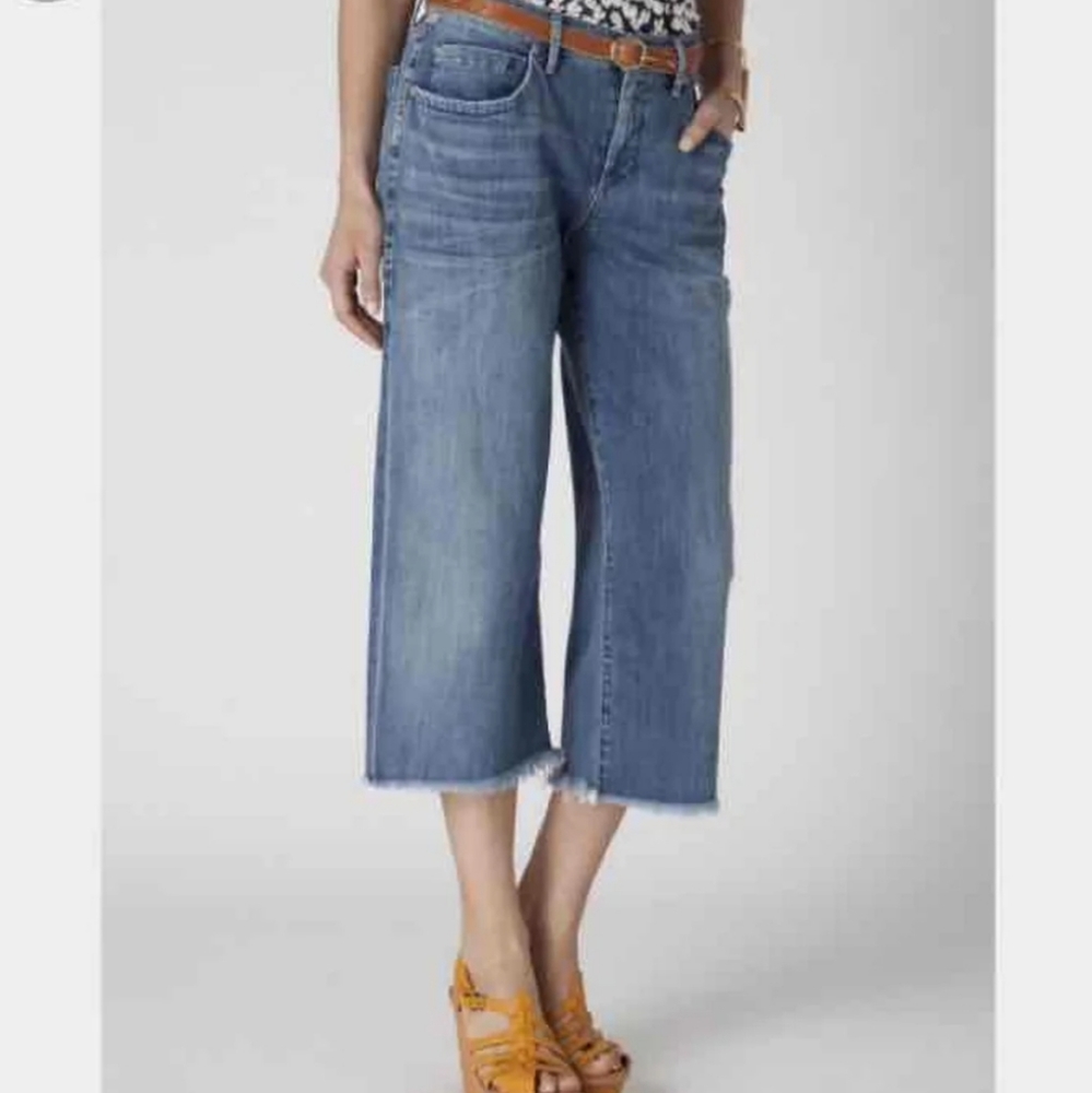 Fusion Billow Pocket Loose Fit Y2K Wide Leg Crop Jeans